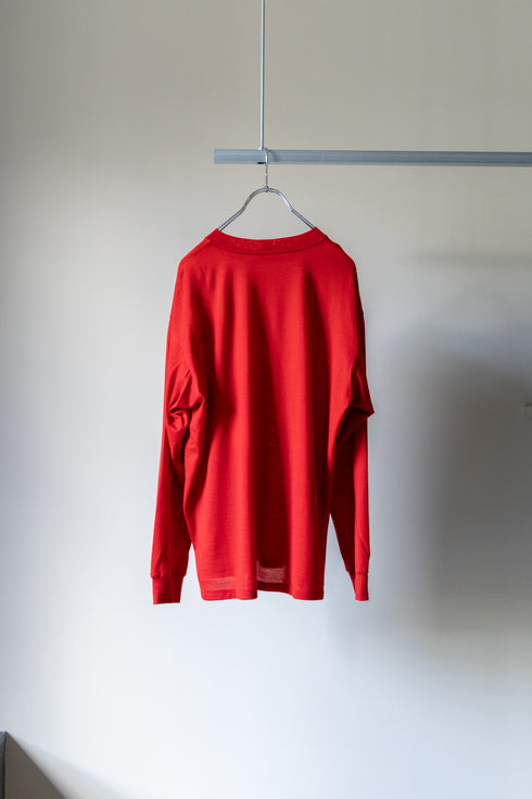 【SHEIK YERBOUTI】"MERINO WOOL L/S T-SHIRT"